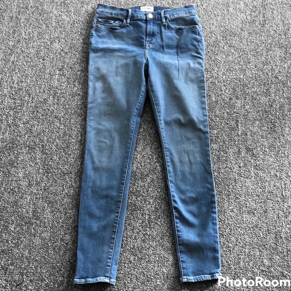 Frame Denim Jeans Frame Le Skinny De Jeanne Jeans In Culver Wash